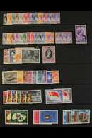 1948-73 VERY FINE MINT COLLECTION An All Different Collection Which Includes 1948-52 King George VI Definitives (perf 14 - Singapore (...-1959)