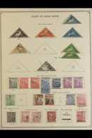 CAPE OF GOOD HOPE 1853-1904 Chiefly Used Old-time Collection On Printed Pages. With 1853-64 1d, 4d (2), 6d And 1s (2) Tr - Non Classificati