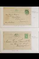 1910-13 INTERPROVINCIAL ORANGE RIVER COLONY POSTAL STATIONERY. A Small Group Of Orange River Colony Postal Cards Used Du - Unclassified