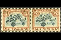 1932 2s6d Green & Brown With Watermark Inverted, SG 49aw, Very Fine Mint Horiz Pair. For More Images, Please Visit Http: - Unclassified