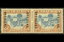 OFFICIAL 1930-47 2s6d Blue & Brown With DIAERESIS VARIETY Over Second "E" In "OFFISIEEL" On English Stamp, SG.O19c, Neve - Non Classés