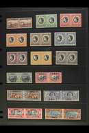 1937-1949 KGVI COMPLETE VERY FINE MINT A Delightful Complete Basic Run, From SG 96 Right Through To SG 143, In Pairs/uni - Africa Del Sud-Ovest (1923-1990)