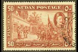 1935 50pi Red Brown "General Gordon", SG 67, Very Fine Cds Used For More Images, Please Visit Http://www.sandafayre.com/ - Sudan (...-1951)