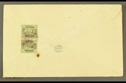 USED IN IRAQ Circa 1880 Cover Addressed In Arabic To Persia, Bearing On Reverse 1876 ½p On 20pa Pair Cancelled By "NEDJE - Other & Unclassified