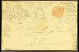 1840 MULREADY ENVELOPE (July 8th) 1d Envelope, (A131) Forme 1, Printed In Black With Red Maltese Cross Cancel To Front,  - Other & Unclassified