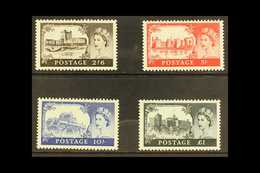 1958 1st De La Rue Castles Set Complete, SG 536a/39a, Never Hinged Mint (4 Stamps) For More Images, Please Visit Http:// - Andere & Zonder Classificatie