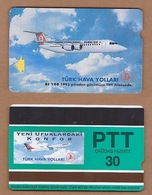 AC - TURK TELECOM PHONECARDS - RJ - 100 30 CREDITS 19 APRIL 1994 - Avions