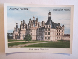 Chromo Chromos Cacao Van Houten Château De Chambord - Van Houten