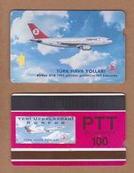 AC - TURK TELECOM PHONECARDS - AIRBUS 310 100 CREDITS 19 APRIL 1994 - Avions