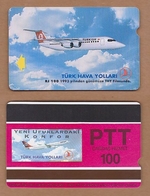 AC - TURK TELECOM PHONECARDS - RJ - 100 100 CREDITS 19 APRIL 1994 - Avions