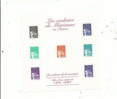 Feuillet N° 41 LES COULEURS DE MARIANNE En Francs (2001)......à Voir - Ungebraucht