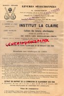 25- LE LOCLE PAR MORTEAU- LEVURES G. JACQUEMIN & L. MARX-DEPOT MIRAULT FRERES A TOURS-JAMES BURMANN DIRECTEUR -1893 - Landwirtschaft