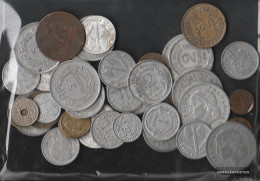 France 100 Grams Münzkiloware  Until 1958 (only Old Francs) - Mezclas - Monedas
