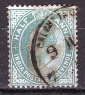 India 1906 King Edward VII Half Anna Fine Used Stamp. - 1902-11 Koning Edward VII