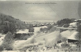 - Vosges - Ref-B71 - Xertigny - Vue En Hiver Prise De La Route De Plombieres - Effet De Neige - Carte Bon Etat - - Xertigny