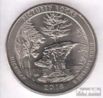 USA KM-Nr. : 2018 Stgl./unzirkuliert Pictured Rocks National Lakeshore Stgl./unzirkuliert 2018 25 Cent George Pictured R - 2010-...: National Parks