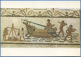 Mosaïque "Déchargement D'un Navire IIIe Siècle Ap. J.C. (Musée Du Bardo) - Antiek