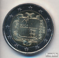 Andorra AND 9 2017 Stgl./unzirkuliert Stgl./unzirkuliert 2017 2 Euro Kursmünze - Andorra