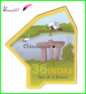 Magnet Le Gaulois Les Départements - 36 Indre - Châteauroux Parc De La Brenne - Magnets