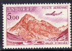 Andorre PA N° 7  XX Avion Caravelle : 5 F.  Sans Charnière TB - Airmail