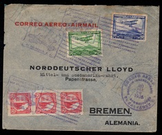 SAN SALVADOR / 1935 LETTRE AVION POUR L' ALLEMAGNE(ref LE2871) - El Salvador