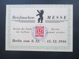 Gemeinschaftsausgabe Nr. 919 Sonderstempel Briefmarken Messe Berlin C2 Flüchtlings Und Altershilfe. Sonderkarte - Autres & Non Classés