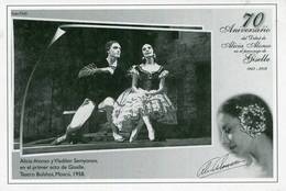 Lote PEP1192, Cuba, 2014, Entero Postal Stationery, Alicia Alonso, 2-20, Dance, Ballet, Giselle - Cartoline Maximum