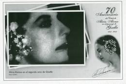 Lote PEP1195, Cuba, 2014, Entero Postal Stationery, Alicia Alonso, 5-20, Dance, Ballet, Giselle - Tarjetas – Máxima