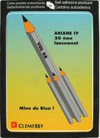Autocollant Lancement ARIANE V48 Du 16 Décembre 1991 - CLEMESSY - CENTRE SPATIAL GUYANAIS - ESPACE - Adesivi