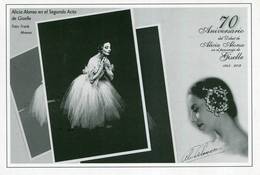 Lote PEP1209, Cuba, 2014, Entero Postal Stationery, Alicia Alonso, 19-20, Dance, Ballet, Giselle - Maximumkarten