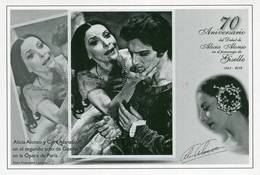 Lote PEP1210, Cuba, 2014, Entero Postal Stationery, Alicia Alonso, 20-20, Dance, Ballet, Giselle - Maximum Cards