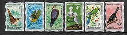 CALEDONIE - YVERT N°345/350 * / MLH - COTE = 40 EUR. - OISEAUX / BIRDS - Nuovi