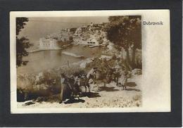 CPA Croatie Croatia Circulé Carte Photo RPPC Ane Dubrovnik - Kroatien