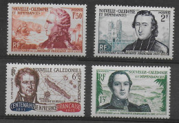 CALEDONIE - ANNEE 1953 COMPLETE - YVERT N°280/283 *  MLH - COTE = 44 EUR. - AMIRAUX - Nuevos