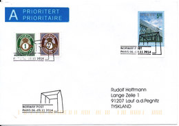 Norway Cover 6-9/11-2014 Stampexhibition Paris France - Covers & Documents