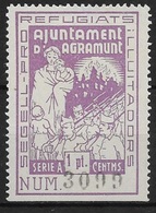 AGRAMUNT (LERIDA) EDIFIL NUM. 8* - Emisiones Nacionalistas