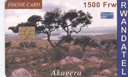 Rwanda, 1500 Frw, Akagera, 2 Scans. - Ruanda