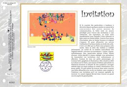 " INVITATION " Sur Feuillet CEF N°té En SOIE De 2009. N° 2020s. N° YT ADH 350. Parfait état FDC - Altri & Non Classificati