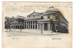 URUGUAY  /  MONTEVIDEO  /  TEATRO  SOLIS  /  Edit.  TESTASECCA Y Cia  ( Beaux Timbres ) - Uruguay