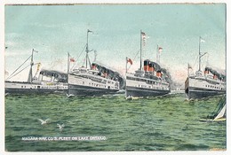 CPA - Lac Ontario (Ontario / Canada) - Niagara Nav. Co's Fleet On Lake Ontario - Other & Unclassified