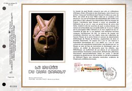 " LE MUSEE DU QUAI BRANLY " Sur Feuillet CEF N°té En SOIE De 2006. N° 1839s N° YT 3937 Parfait état FDC - Museums