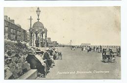 Fountain And Promenade Cleethorpes Animated Valentines Unused - Altri & Non Classificati