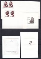 Martin Luther King - Rwanda - COB BF 12 - Essais De Couleurs + 2 Projets Sur Caton - Rare - Martin Luther King