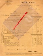 13- MARSEILLE- RARE LETTRE TARIFS 1897- LIZIERE & FAVET-4 RUE SAINTE-TOURTEAUX AGRICULTURE BETAIL-COLZA PAVOT - Landbouw