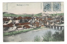 SLOVENIE  /  MARBURG - A. - DRAU  ( MARIBOR ) /  PYRAMIDENBERG  +  SCHLAPFENBERG  ( Vue Générale Colorisée ) - Slovenia