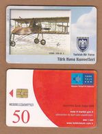 AC - TURK TELECOM PHONECARDS - VOISIN 1918 - 18 3 50 CREDITS DATE : 2005 - Avions