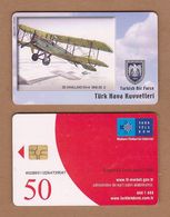 AC - TURK TELECOM PHONECARDS -  DE - HAVILLAND DH - 4  1918 - 25 2 CREDITS : 50 DATE : 2005 ​C - 77 - Avions