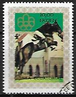 GUINEE  EQUATORIALE      -    JUMPING  /  EQUITATION    -        Oblitéré - Salto