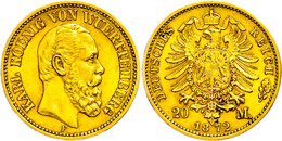 20 Mark, 1872, Karl, Ss., Katalog: J. 290 Ss - Altri & Non Classificati