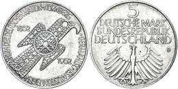 5 Mark, 1952, Germanisches Museum, Kl. Rf., Etwas Grünspan, Vz., Katalog: J. 388 Vz - Andere & Zonder Classificatie